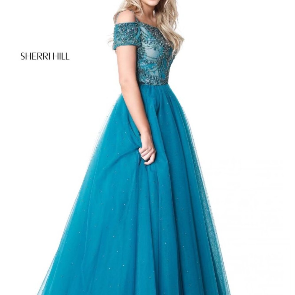 Sherri Hill Gorgeous Sparkly Prom Dress Ball Gown